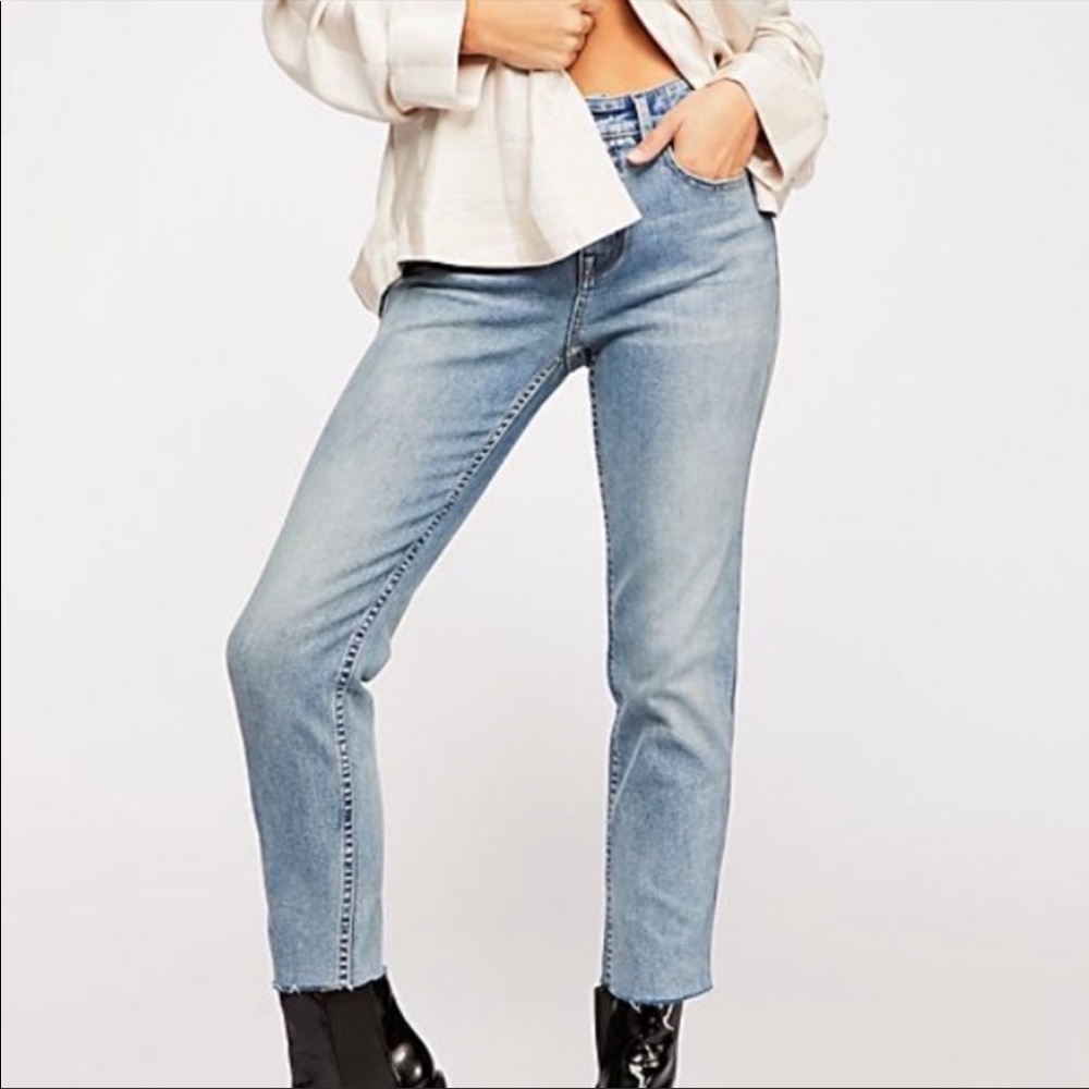 Free people NWOT crvy vintage straight